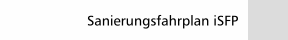 Sanierungsfahrplan iSFP